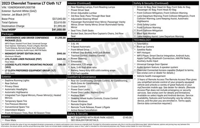Used 2023 White Chevrolet LT image 31