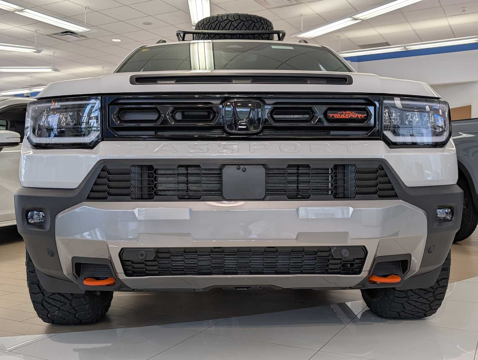 New 2026 Platinum White Pearl Honda TrailSport Elite Blackout image 2
