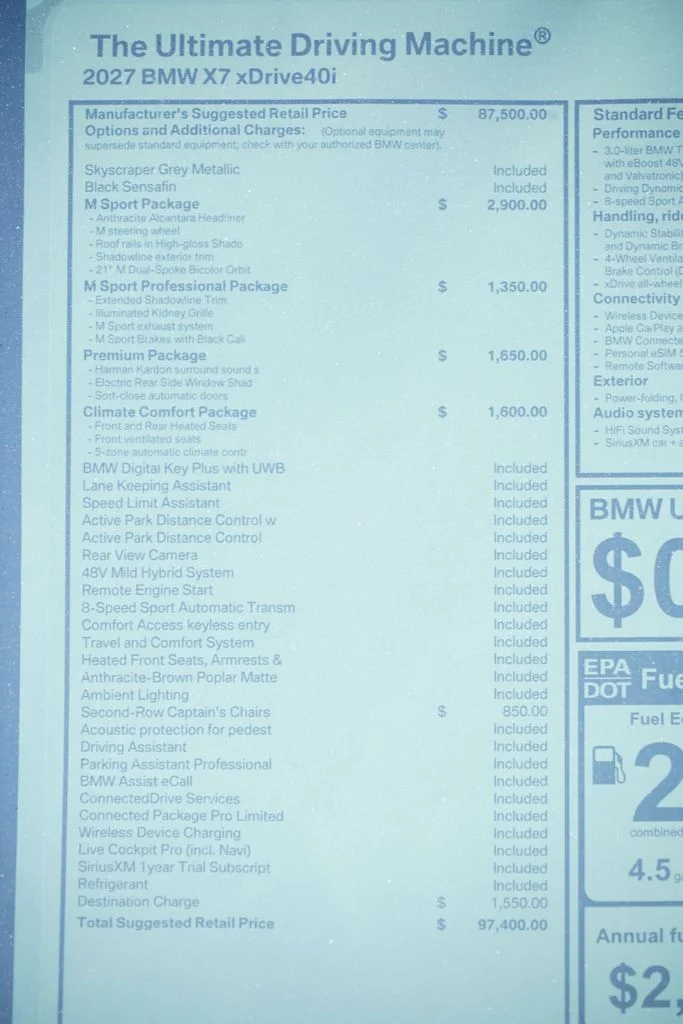New 2027 Skyscraper Grey Metallic BMW xDrive40i image 8