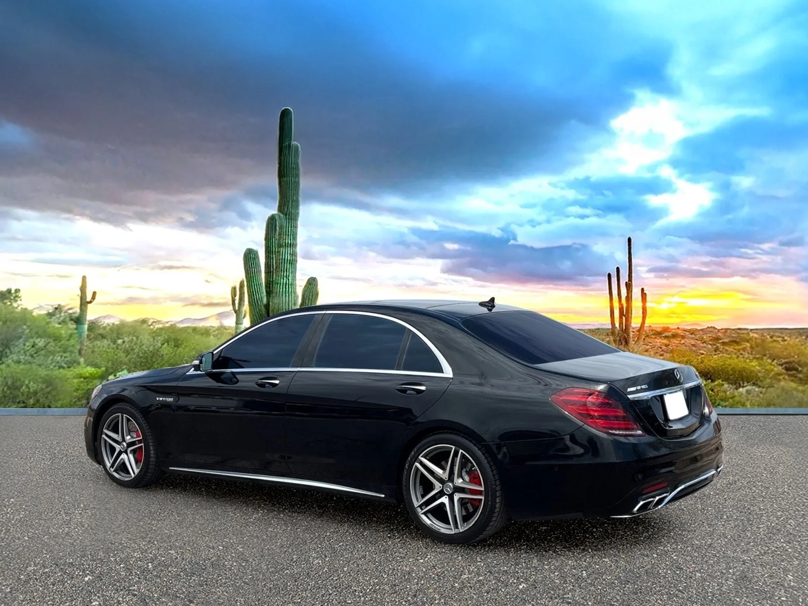 Used 2019 Obsidian Black Metallic Mercedes-Benz S 63 AMG® image 3