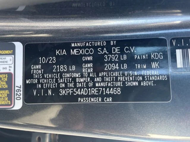 Used 2024 Gray Kia GT-Line image 34