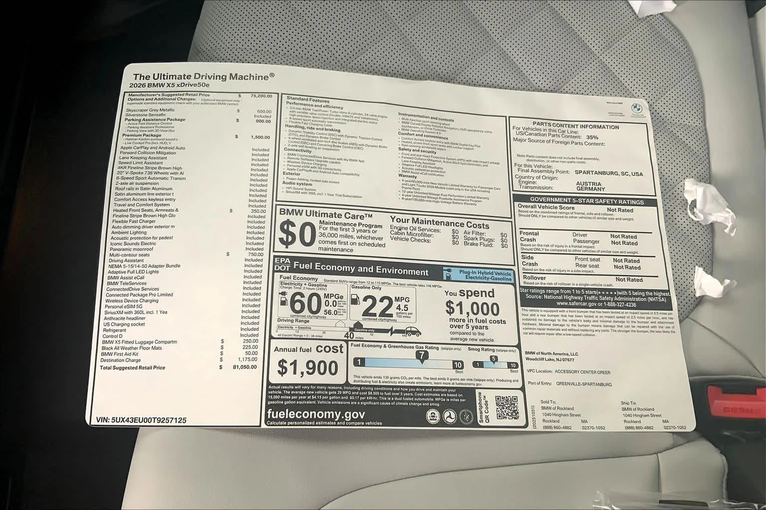 2026 BMW X5 50e - Photo 19