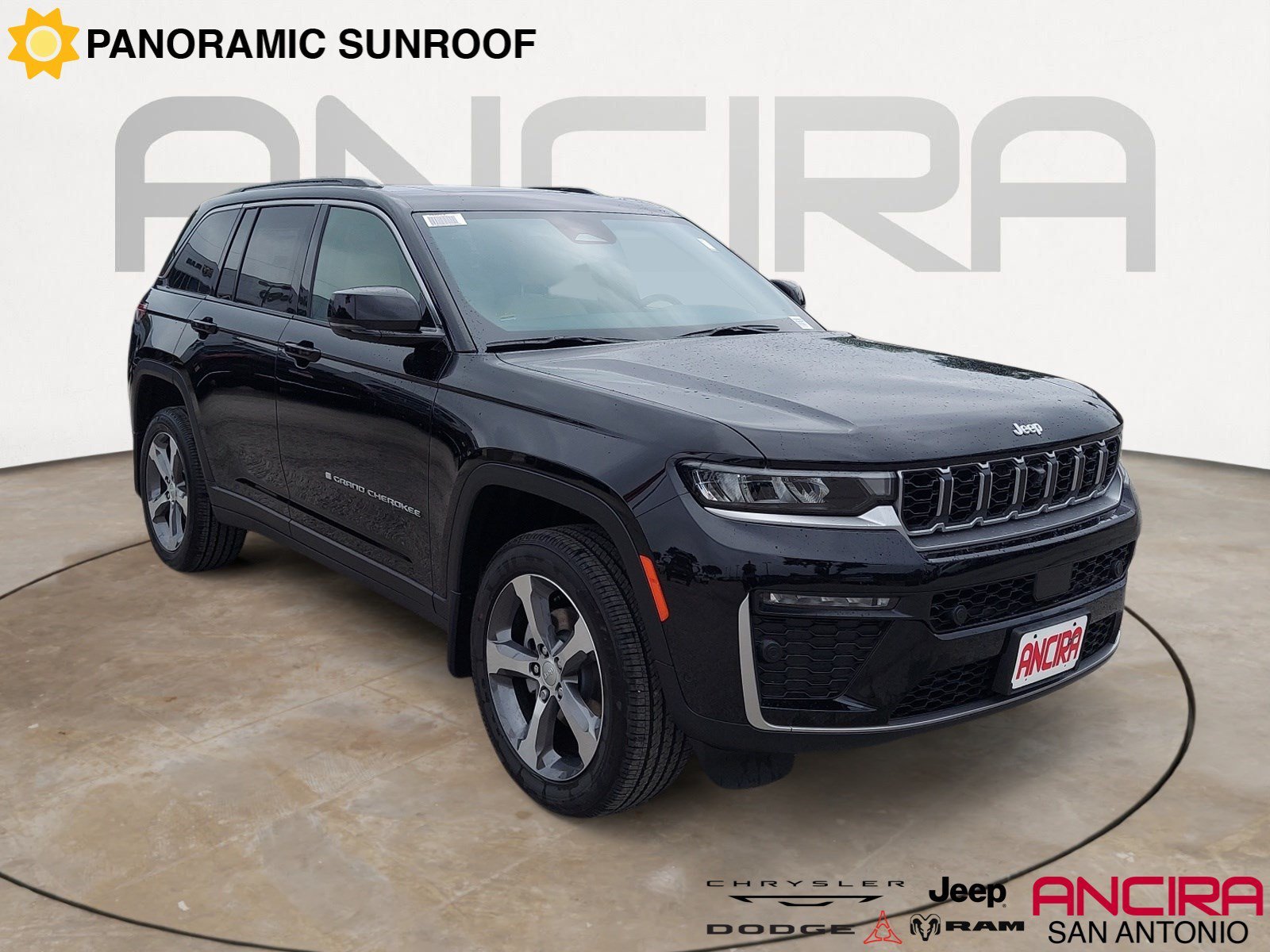 New 2026 Diamond Black Crystal Pearlcoat Jeep Limited image 1