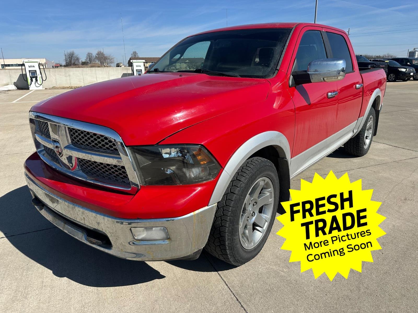 Used 2012 RAM Ram 1500 Pickup Laramie with VIN 1C6RD7NT3CS225102 for sale in Charles City, IA