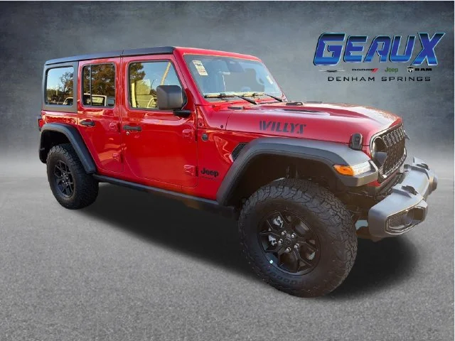 New 2027 Firecracker Red Clear-Coat Exterior Paint Jeep Willys image 1