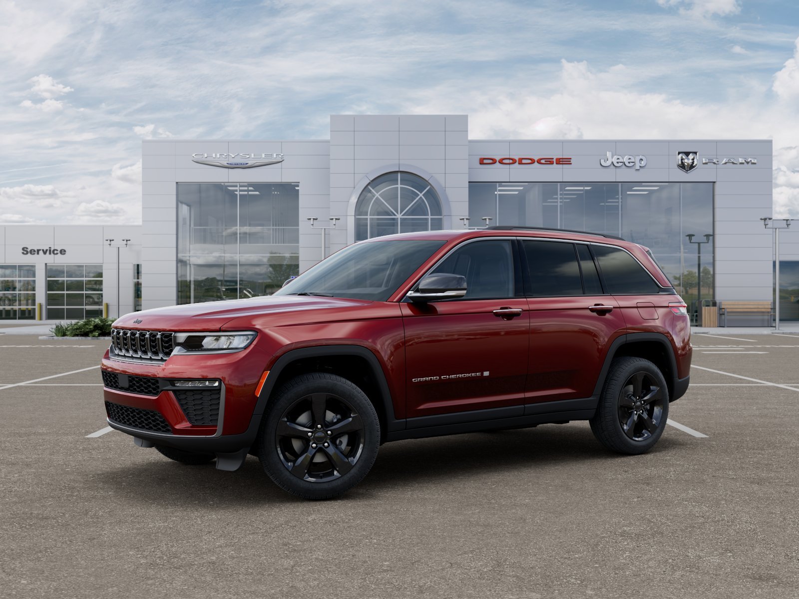 New 2026 Velvet Red Pearl-Coat Exterior Paint Jeep Limited image 35
