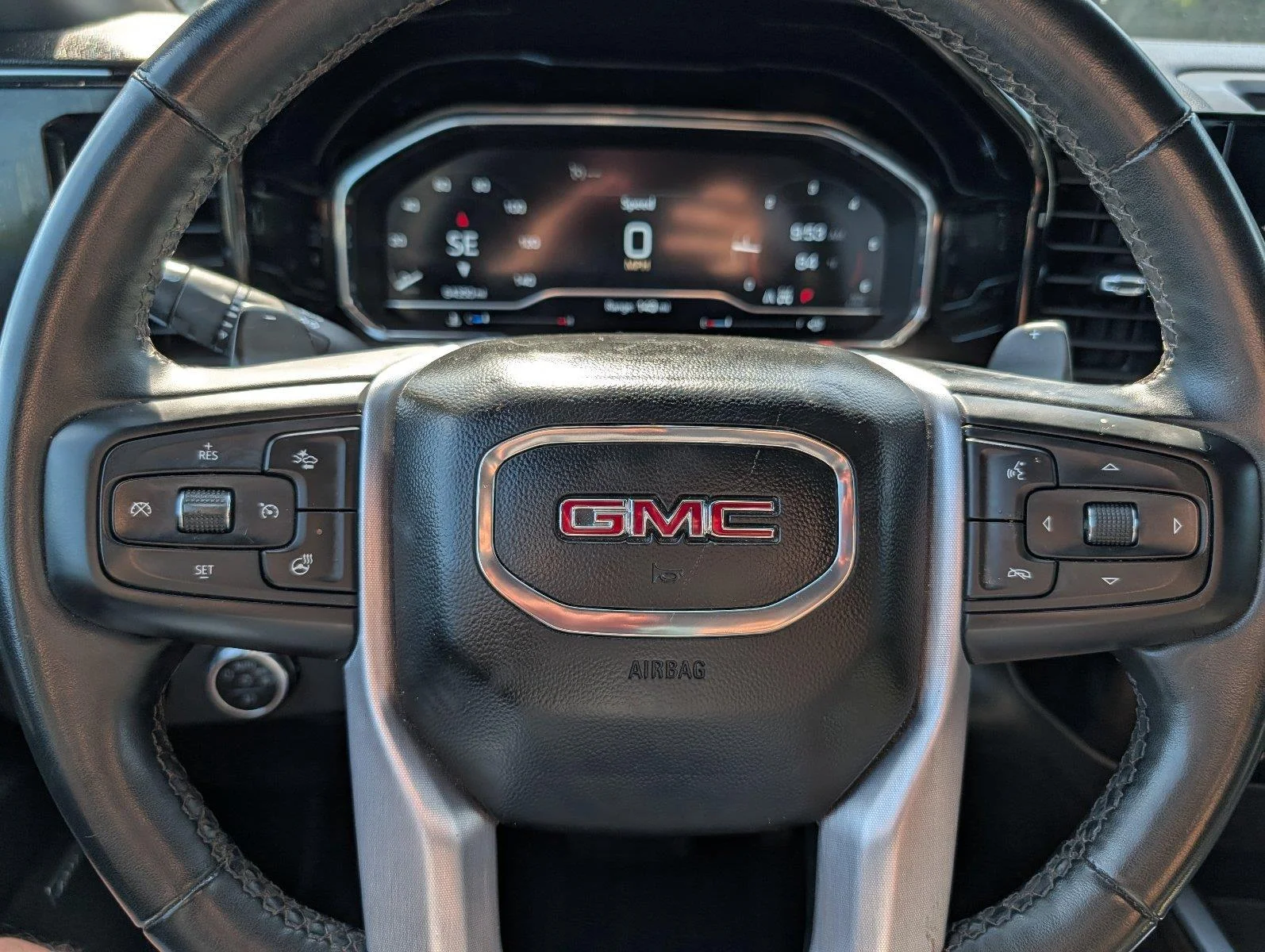 Used 2023 Volcanic Red Tintcoat GMC SLT image 24
