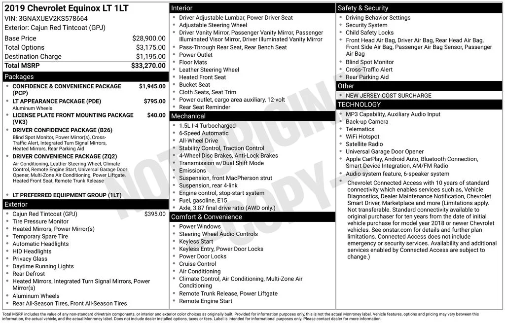 Used 2019 Red Chevrolet LT image 17