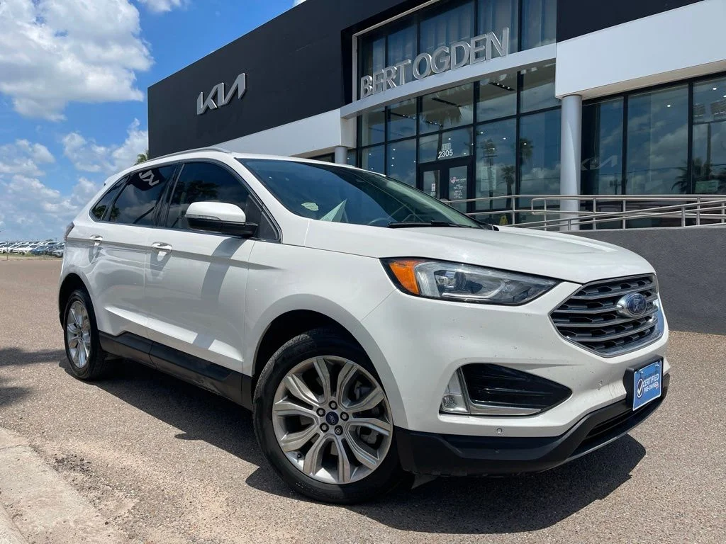 Used 2021 White Ford Titanium image 1