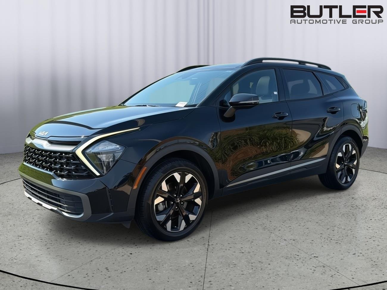 Used 2023 Ebony Black Kia X-Line image 2