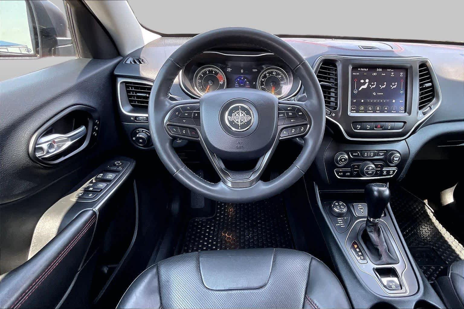 Used 2021 Velvet Red Pearlcoat Jeep Trailhawk image 6
