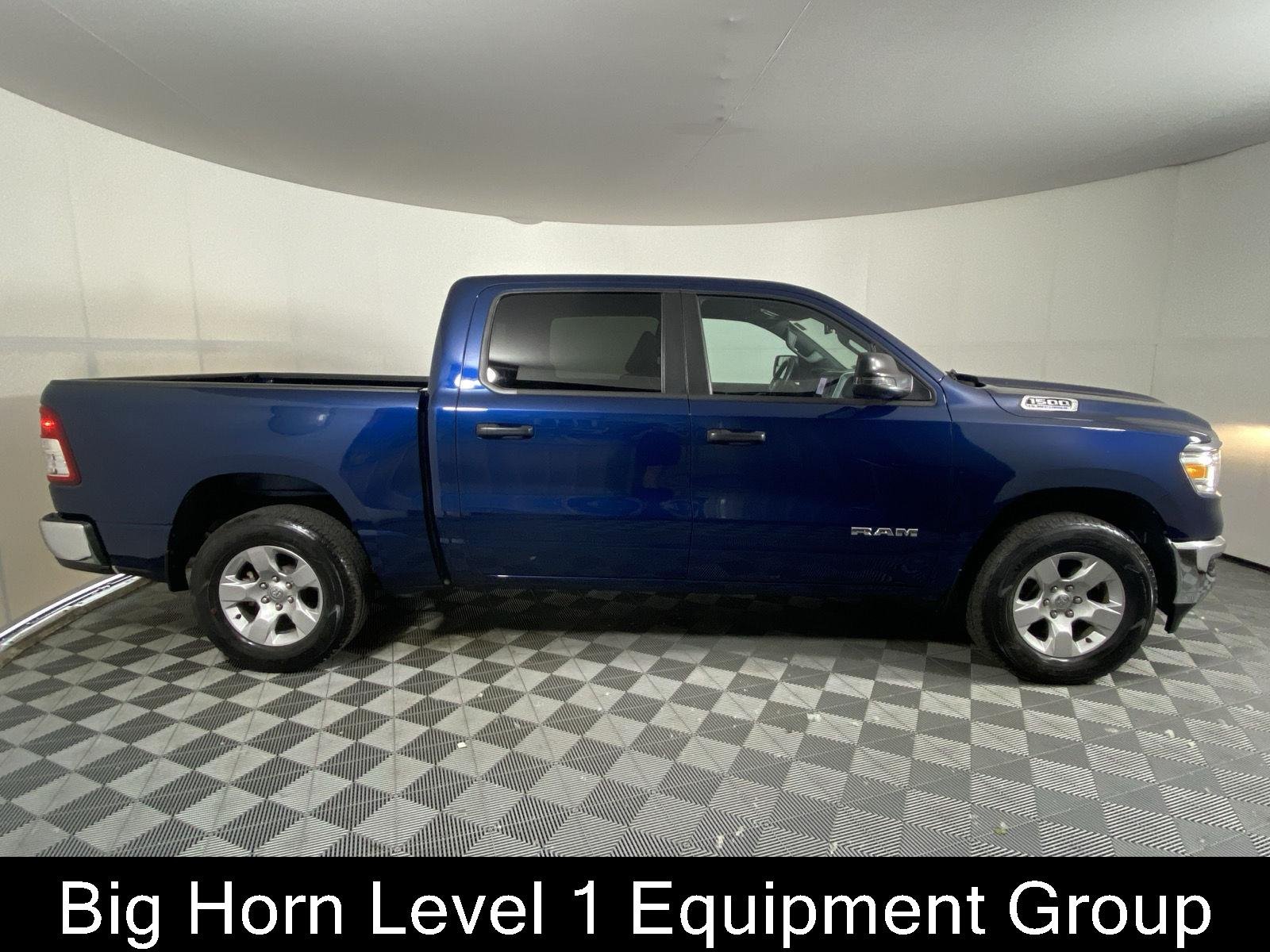 Used 2023 Patriot Blue Pearlcoat Ram Big Horn image 3
