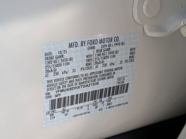 New 2026 Star White Metallic Tri-Coat Ford Active image 27
