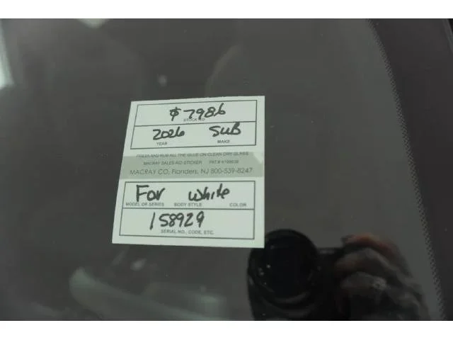 New 2026 CRYSTAL WHITE PEARL Subaru Premium image 30
