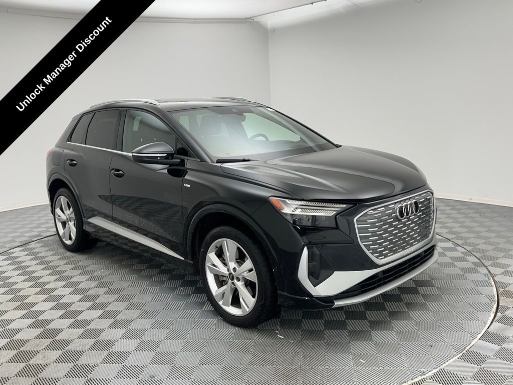 Used 2023 Audi Q4 e-tron Prestige with VIN WA1M2BFZ8PP072685 for sale in Des Plaines, IL