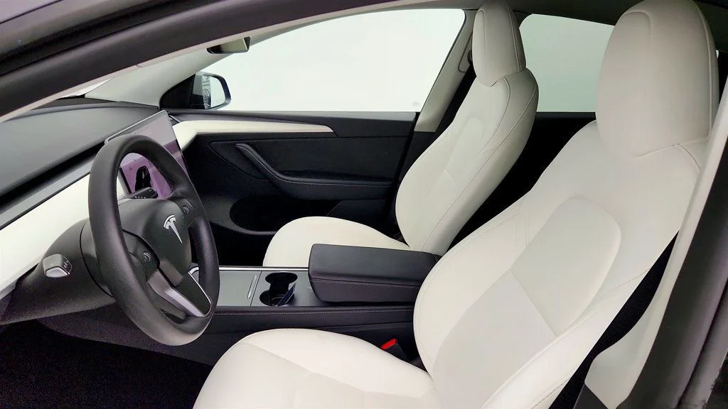 Used 2024 Stealth Grey Tesla Performance AWD w/ White & Black Interior image 24
