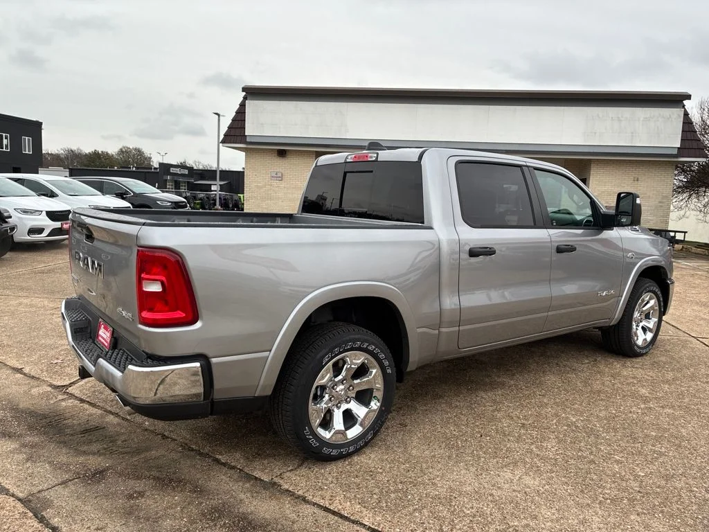New 2026 Billet Silver Metallic Clear-Coat Exterior Paint RAM Big Horn/Lone Star image 5