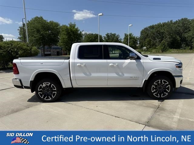 Used 2025 Ivory White Tri-Coat Pearlcoat Ram Limited image 3