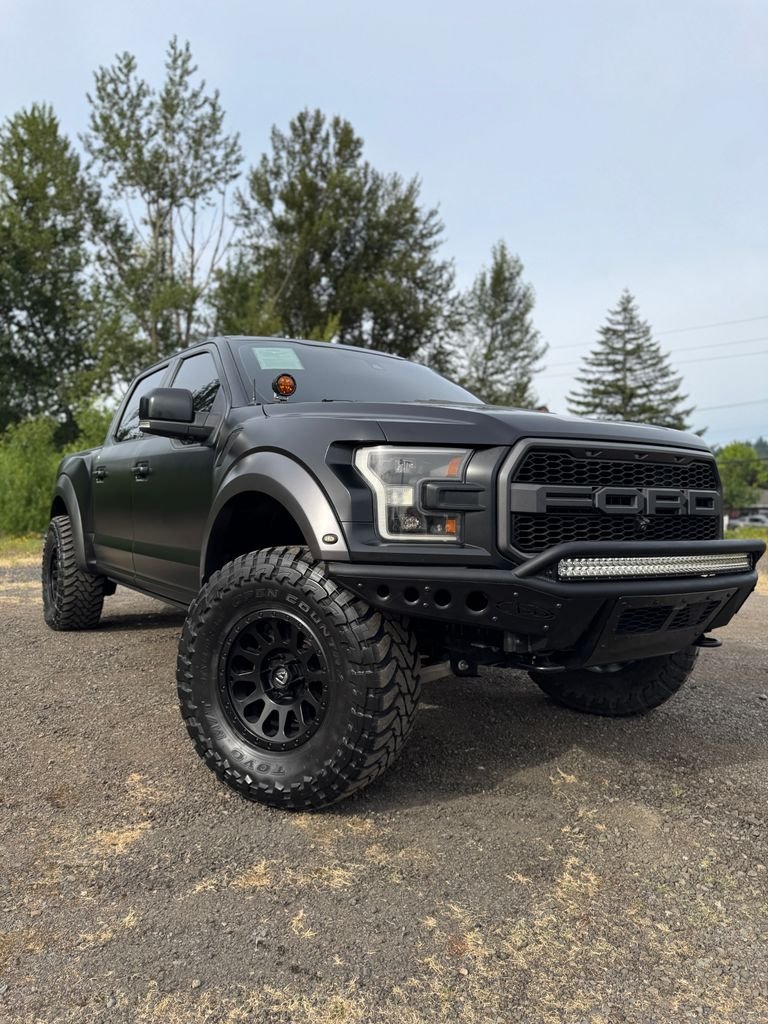 Used 2017 Shadow Black Ford Raptor image 68