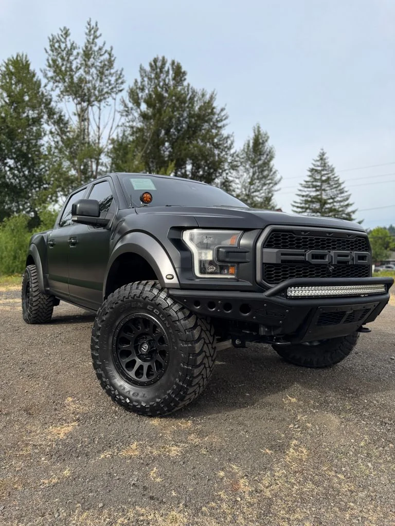 Used 2017 Shadow Black Ford Raptor image 68