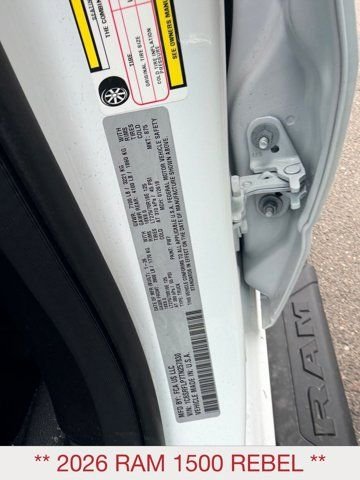 New 2026 Bright White Clear-Coat Exterior Paint RAM Rebel image 27