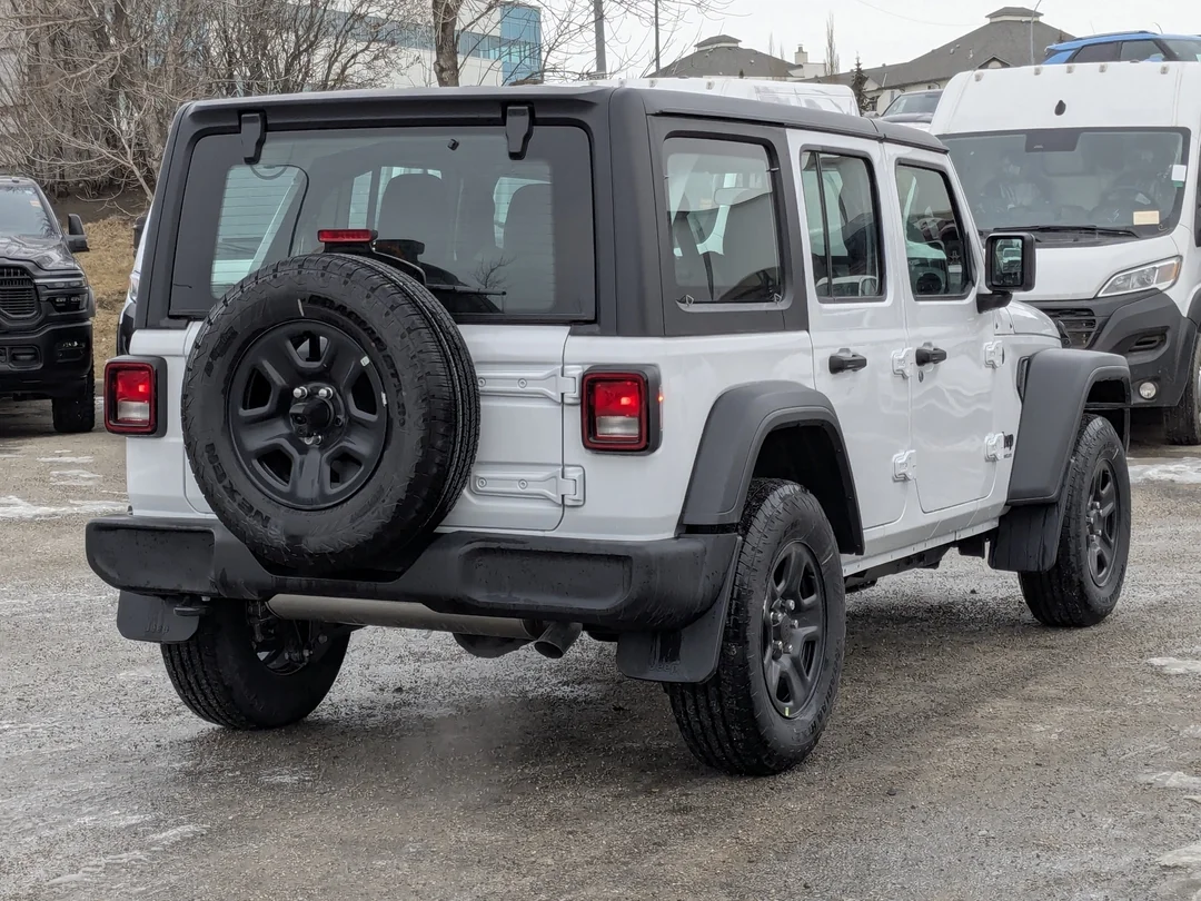 New 2026 White Jeep Sport - - 4x4 - 2.0L Turbo Engine - 12.3 Uconnect 5 Display - 3-Piece Hard Top & More! image 8