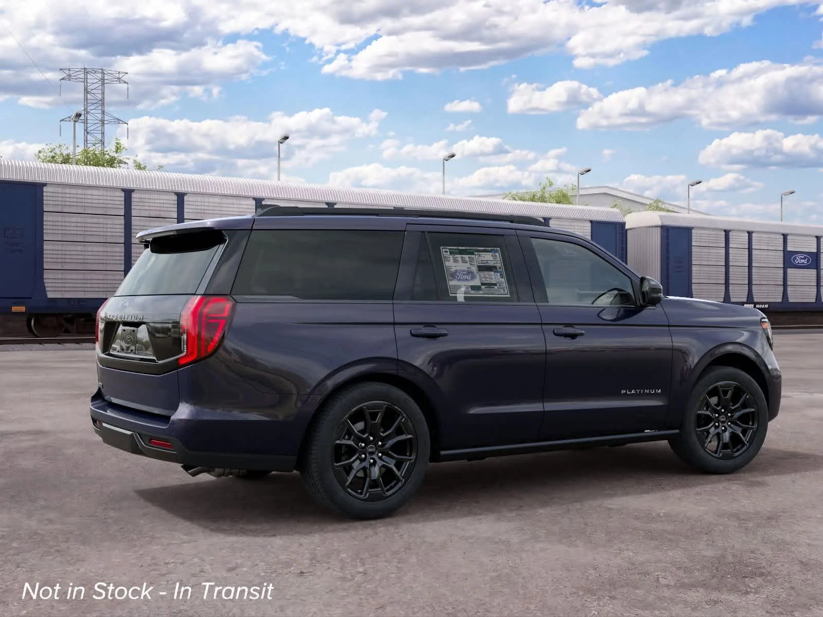New 2027 Blue Ember Metallic Ford Platinum image 6