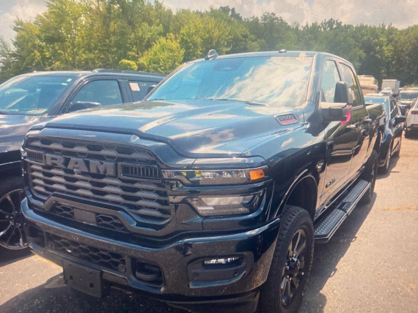 Used 2025 Diamond Black Crystal Pearlcoat Ram Big Horn image 4