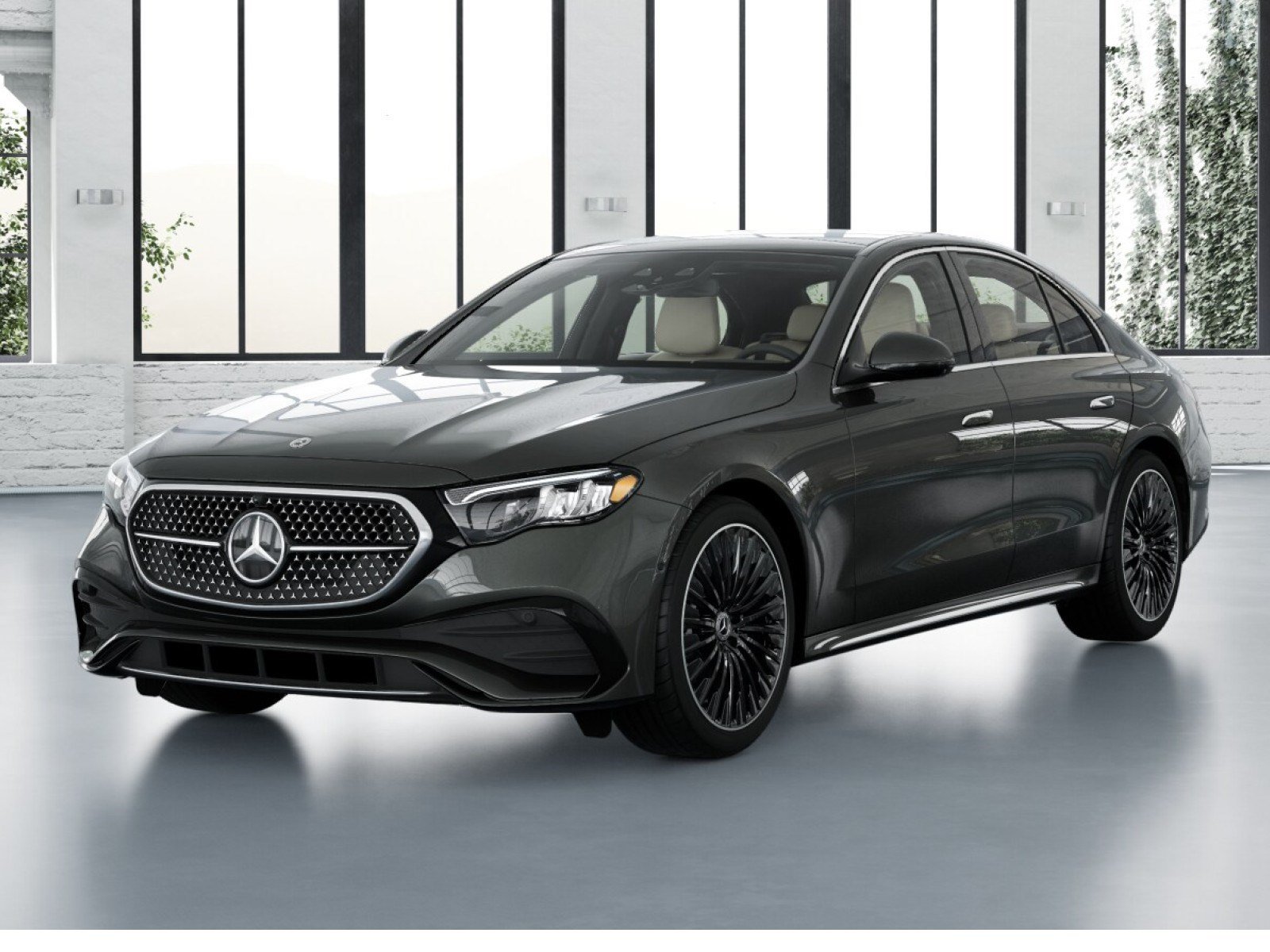 New 2027 Graphite Grey Metallic Mercedes-Benz E 350 4D Sedan image 2