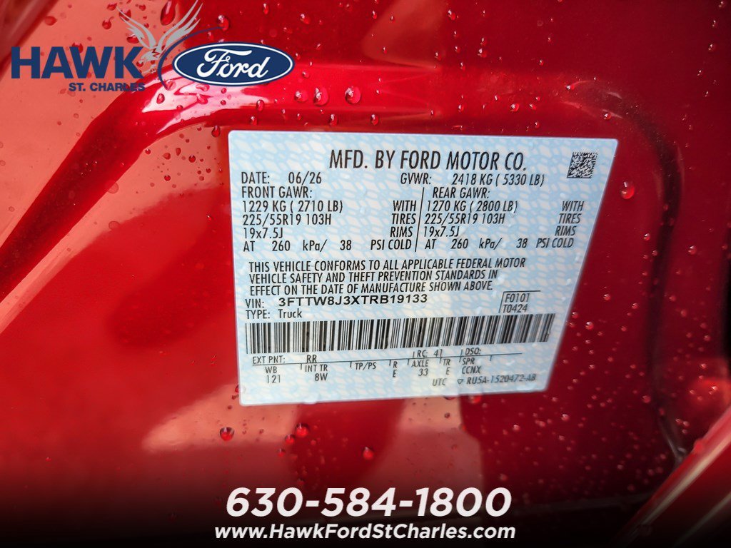 New 2026 Ruby Red Metallic Tinted Clearcoat Ford XLT image 20