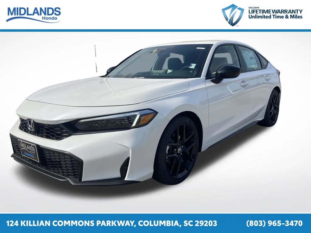 New 2026 Platinum White Pearl Honda Sport image 3