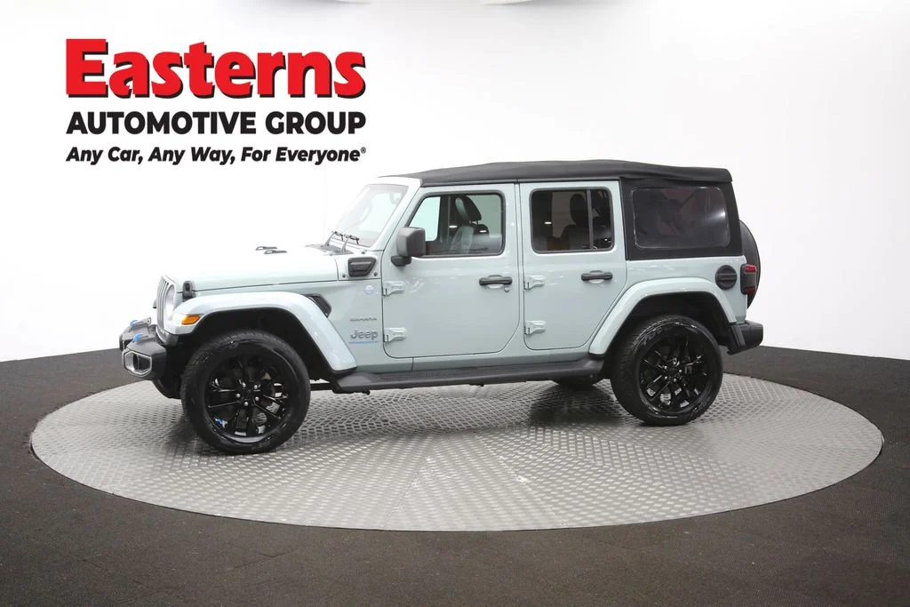 Used 2023 Gray Jeep Sahara 4xe image 58