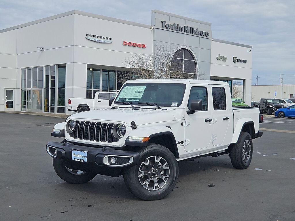 New 2026 Bright White Clear-Coat Exterior Paint Jeep Sahara image 2