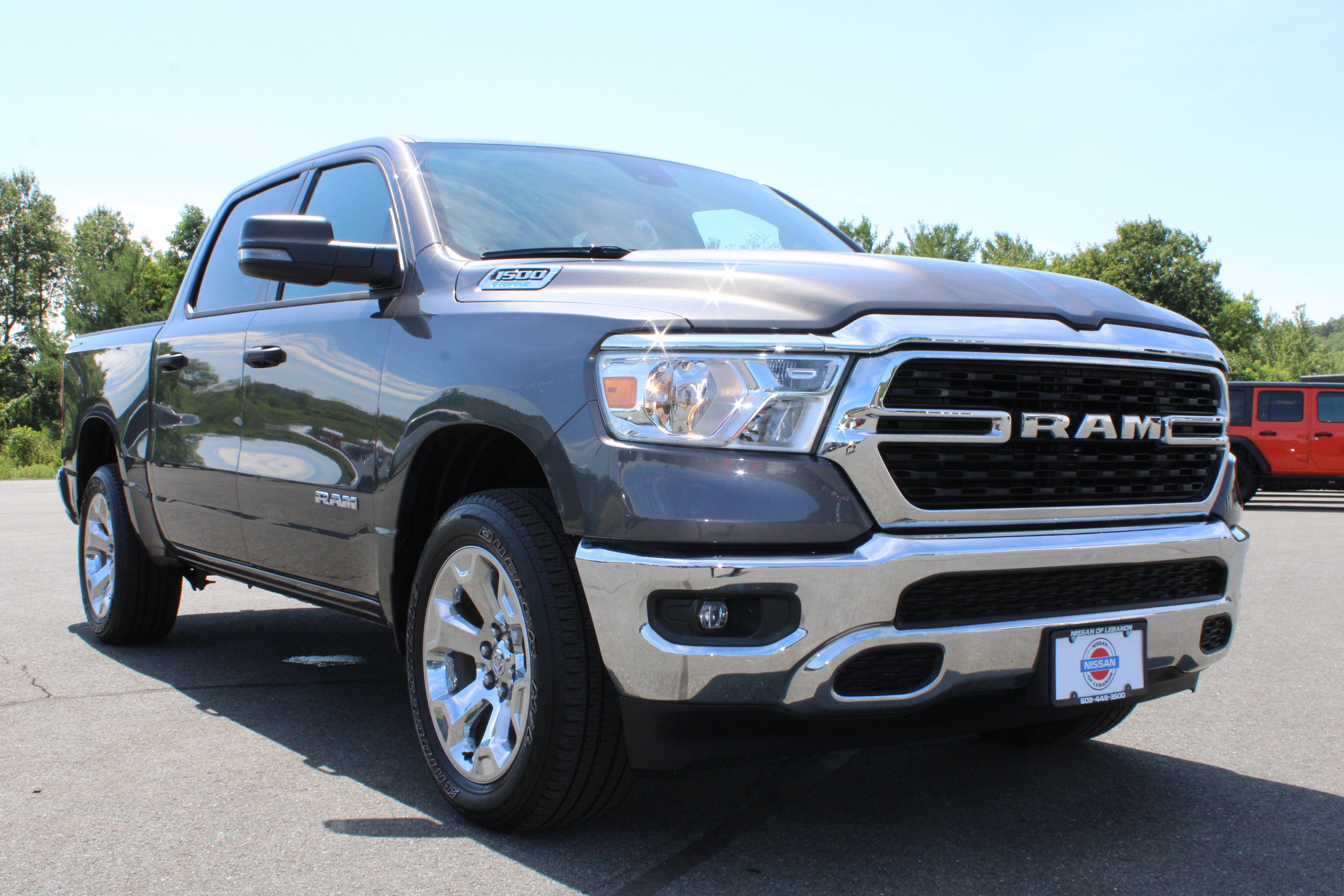 Used 2023 Granite Crystal Metallic Clearcoat Ram Big Horn image 4