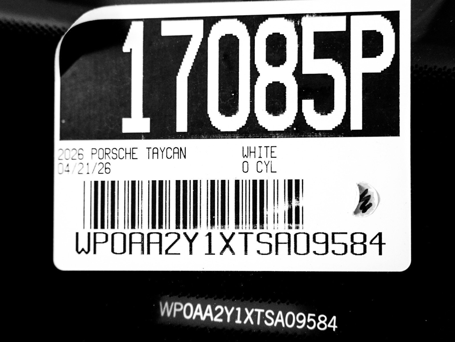 New 2026 White Porsche Black Edition image 28