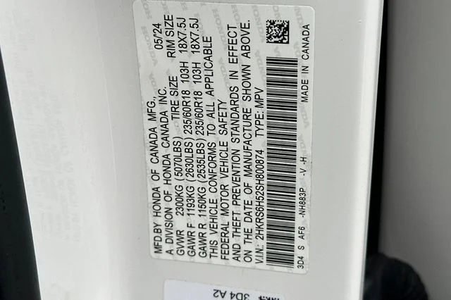 Certified Used 2025 Platinum White Pearl Honda Sport image 34