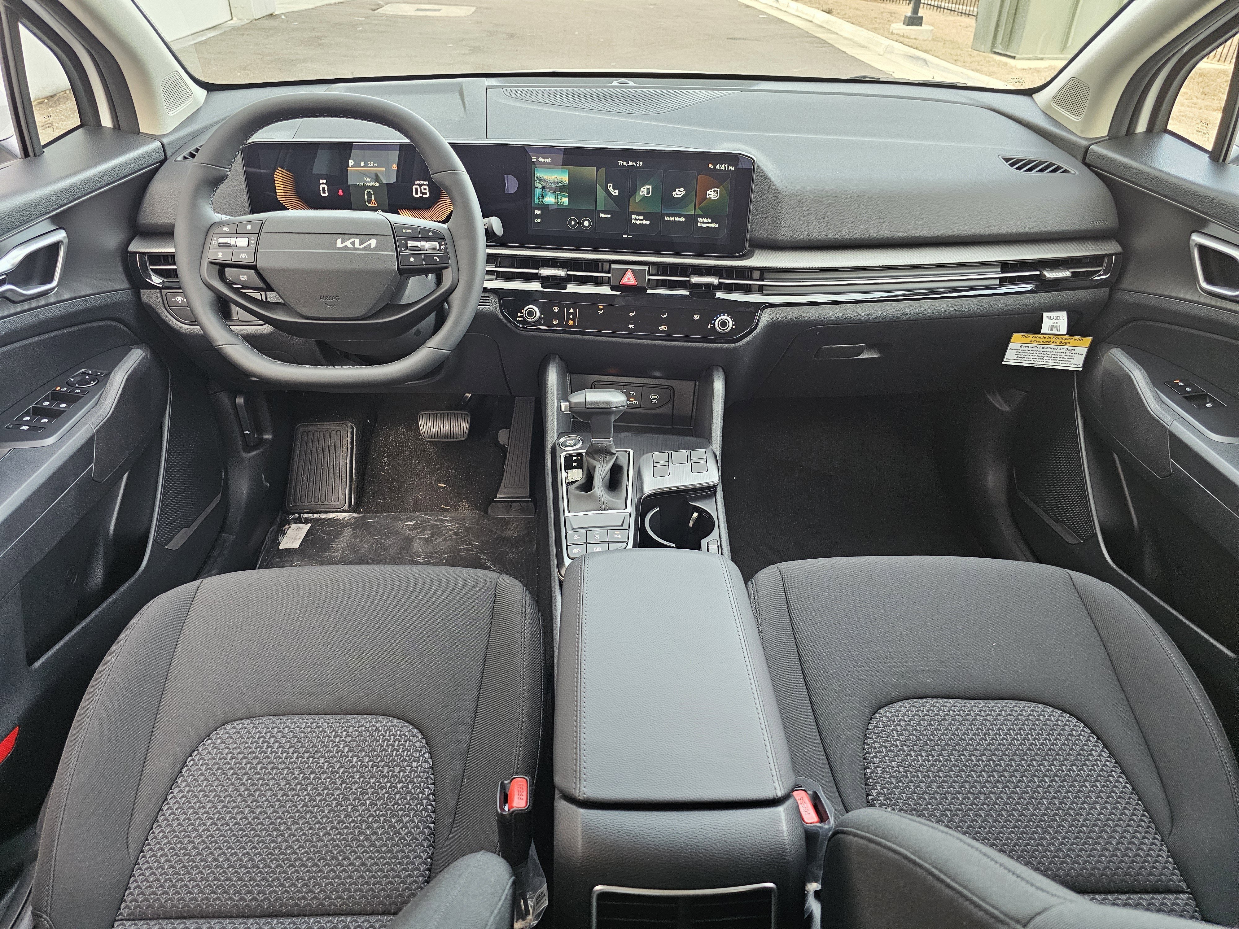 New 2026 Glacial White Pearl Kia LX image 5