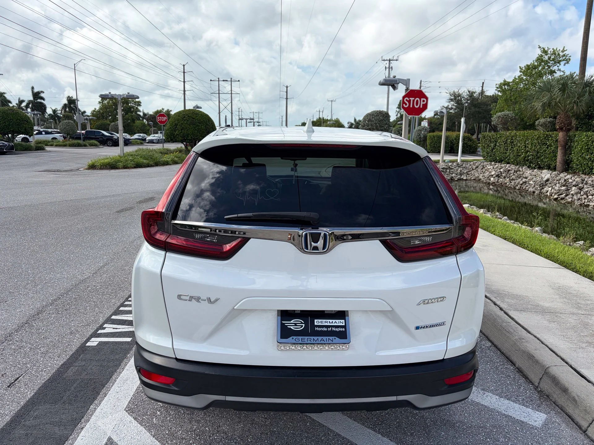 Used 2022 Platinum White Pearl Honda EX-L image 7