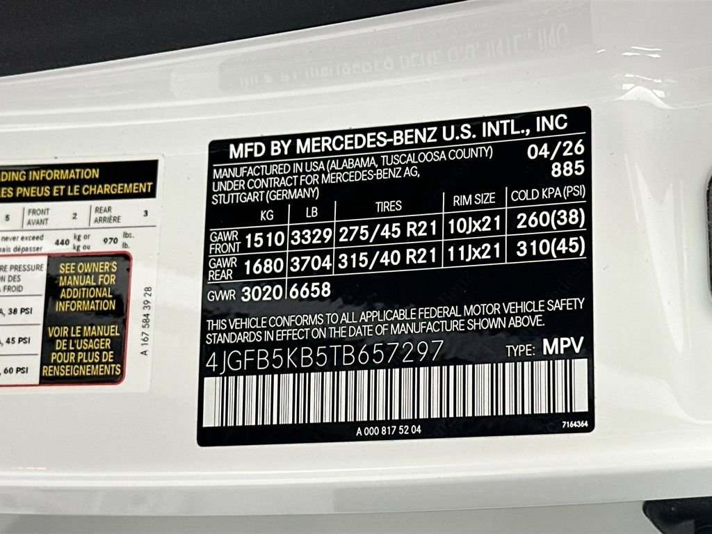 New 2026 MANUFAKTUR Moonlight White Metallic Mercedes-Benz GLE 450 image 68