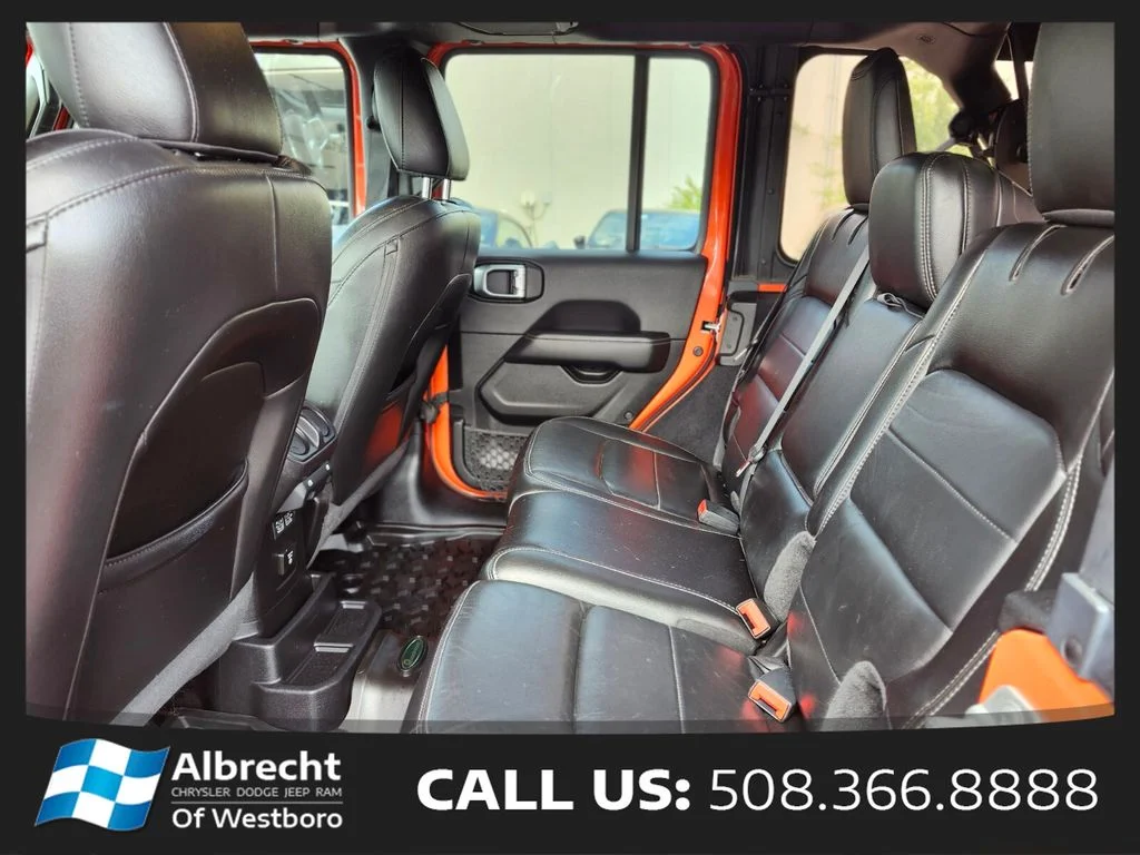 Used 2020 Orange Jeep Unlimited Sahara image 16
