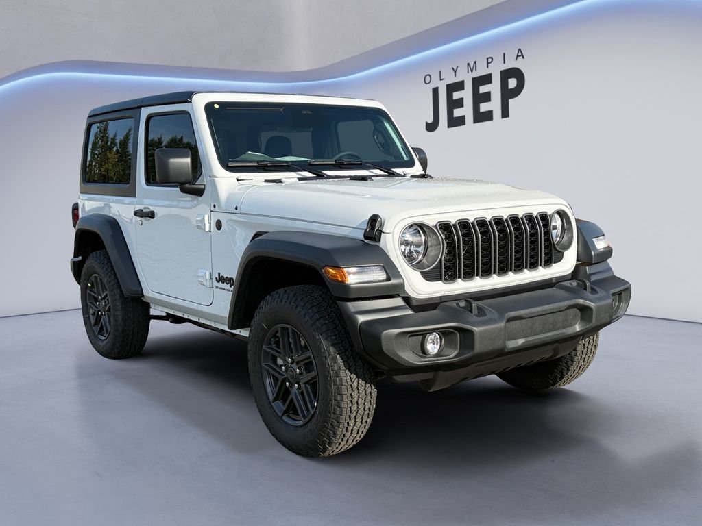 New 2026 Bright White Clear-Coat Exterior Paint Jeep Sport S image 8
