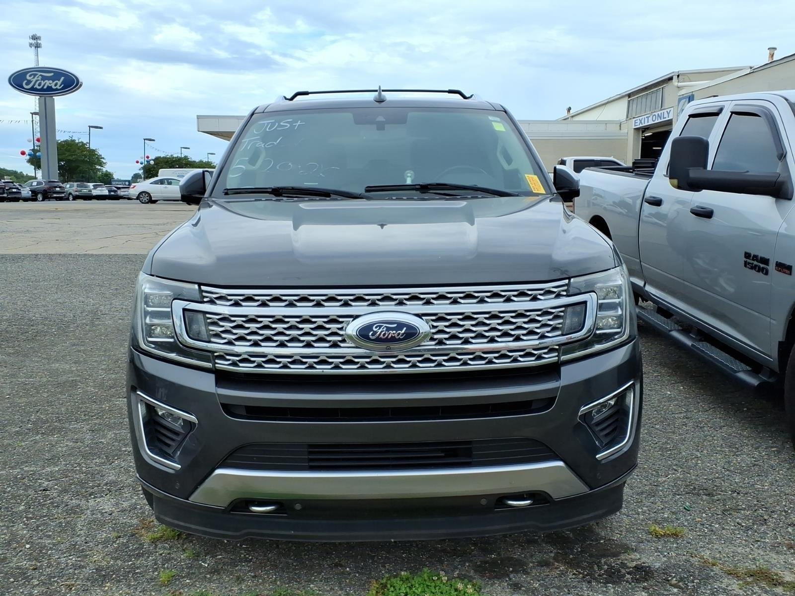 Used 2018 Magnetic Metallic Ford Platinum image 2