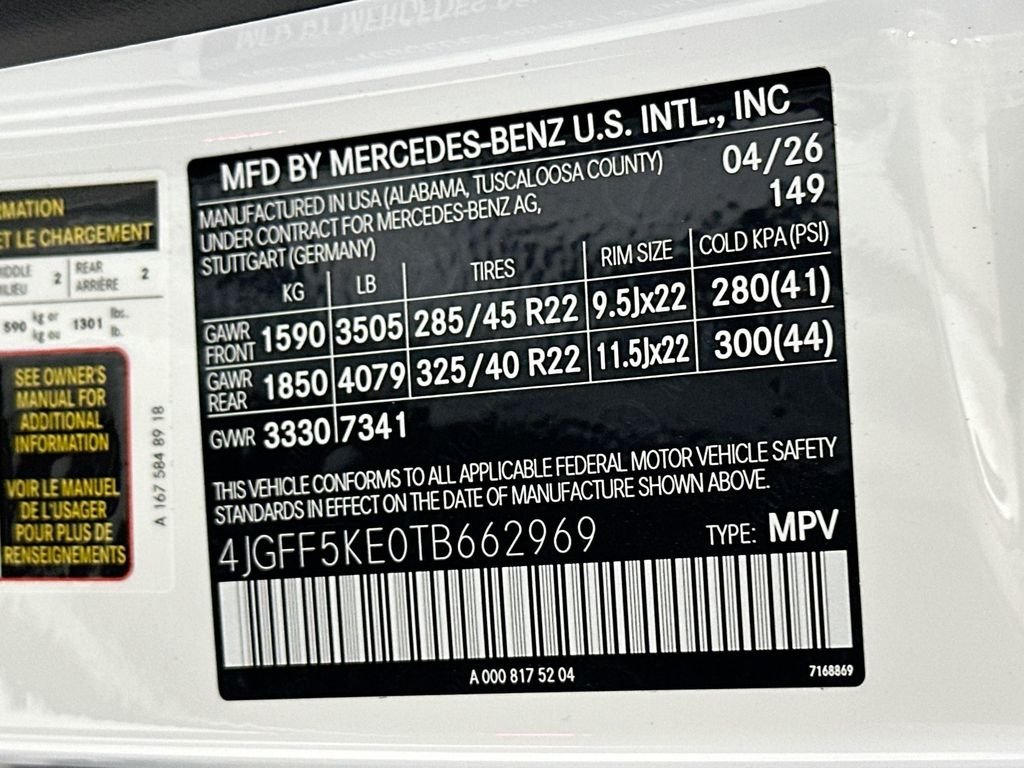New 2026 Polar White Mercedes-Benz GLS 450 image 35