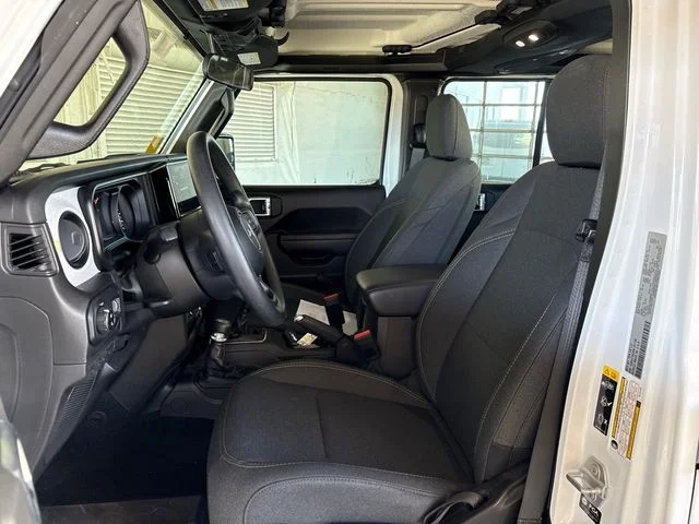 Used 2024 Bright White Clearcoat Jeep Sport image 7