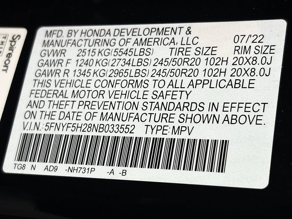 Used 2022  Honda Special Edition image 24
