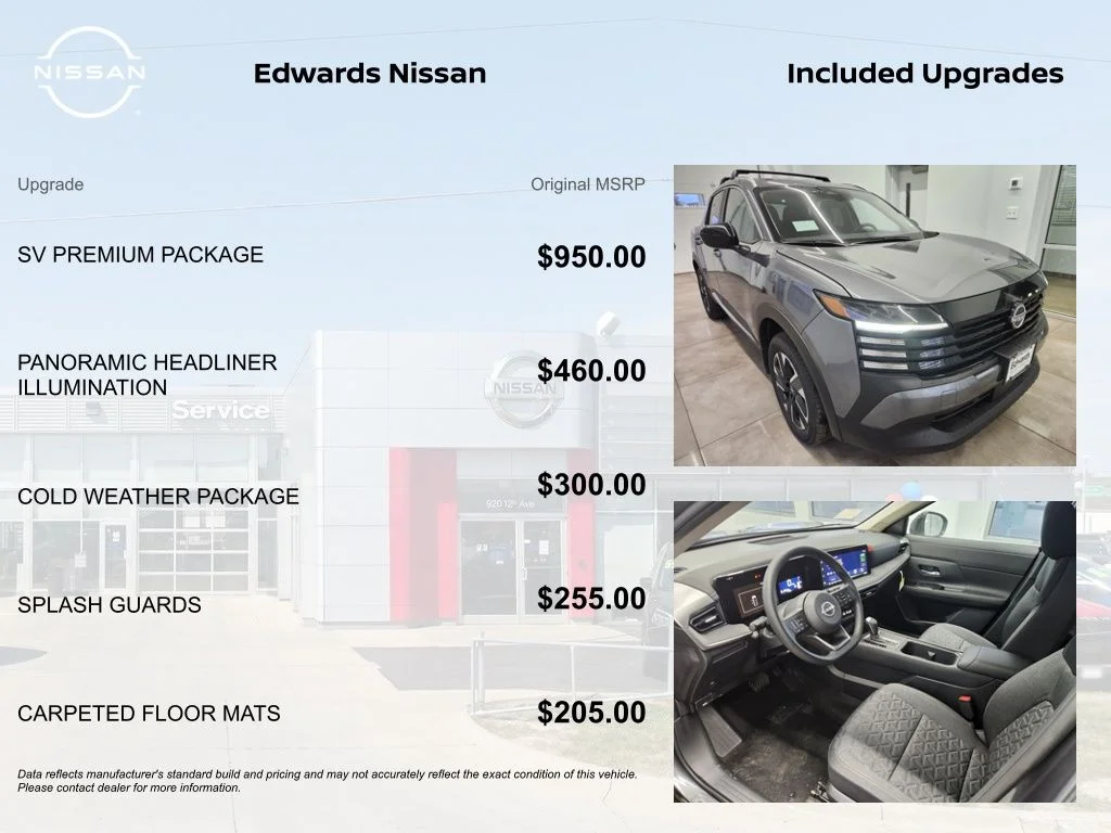 New 2026 Gun Metallic Nissan SV image 4