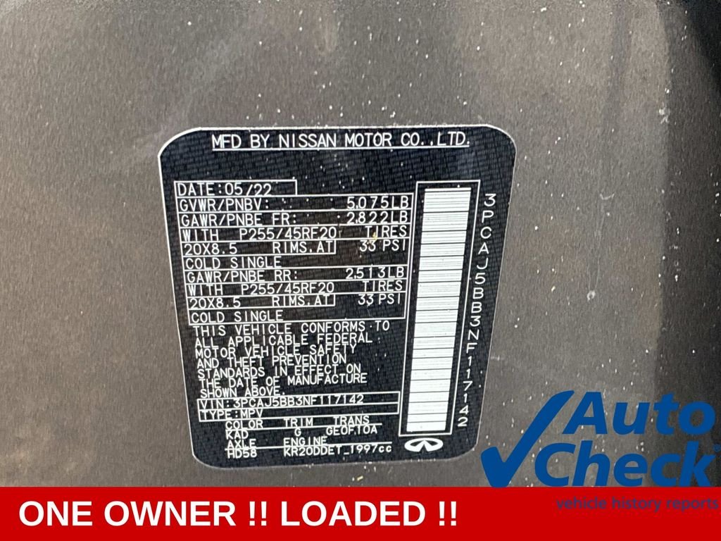 Used 2022 Gray INFINITI LUXE image 24