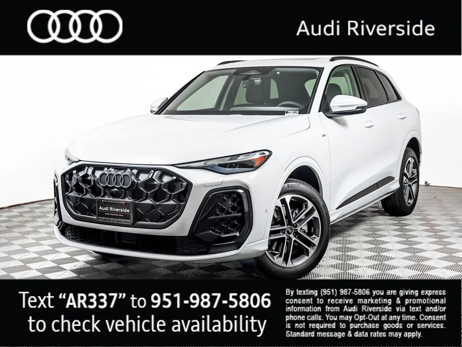 New 2026 Glacier White Metallic Audi Premium image 1