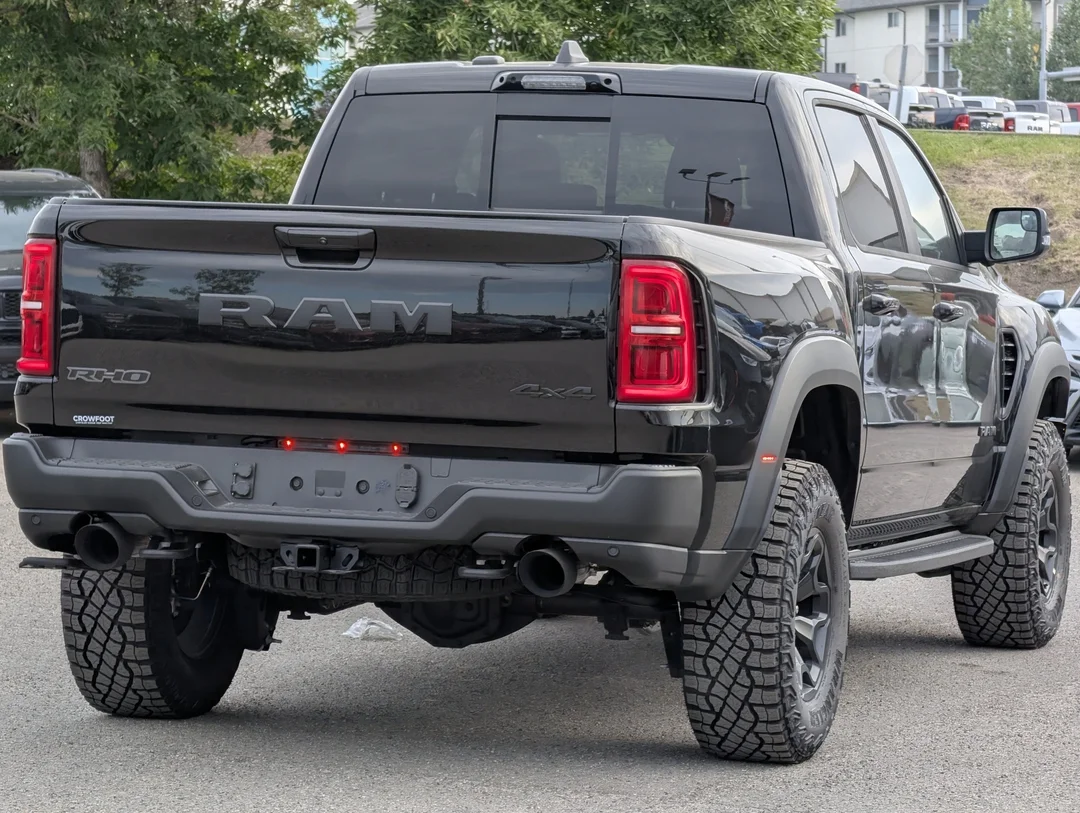 New 2026 Black RAM RHO - - 4x4 - Bilstein Shocks - Panoramic Sunroof - Leather Suede Seats & More! image 8