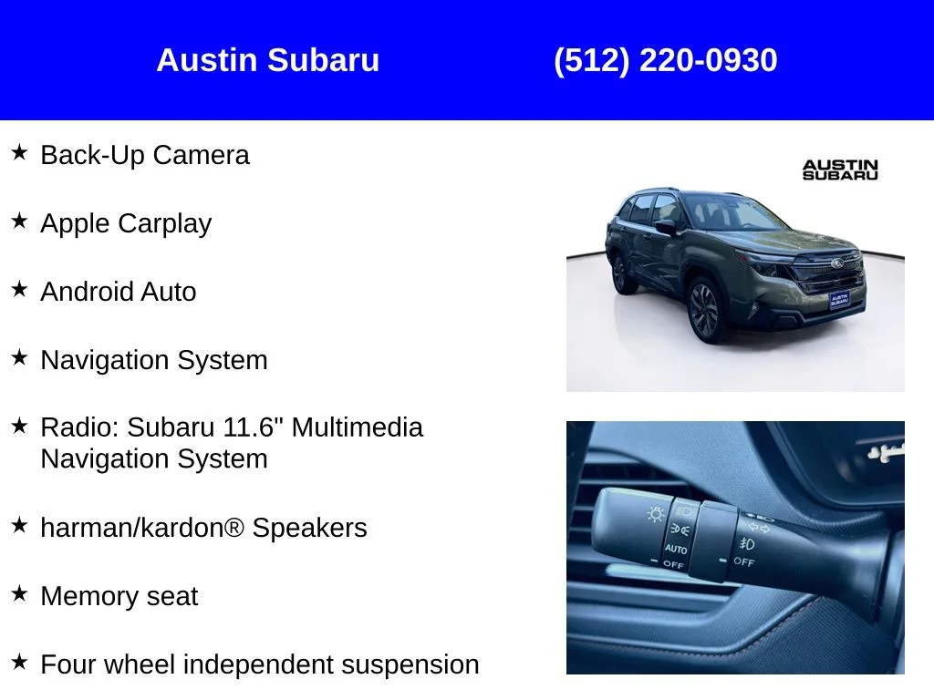 New 2026 Green Subaru Touring Hybrid image 9